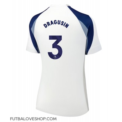 Dres Tottenham Hotspur Radu Dragusin #3 Domáci pre Ženy 2025-26 Krátky Rukáv Dres Tottenham Hotspur Radu Dragusin #3 Domáci pre Ženy 2025-26 Krátky Rukáv